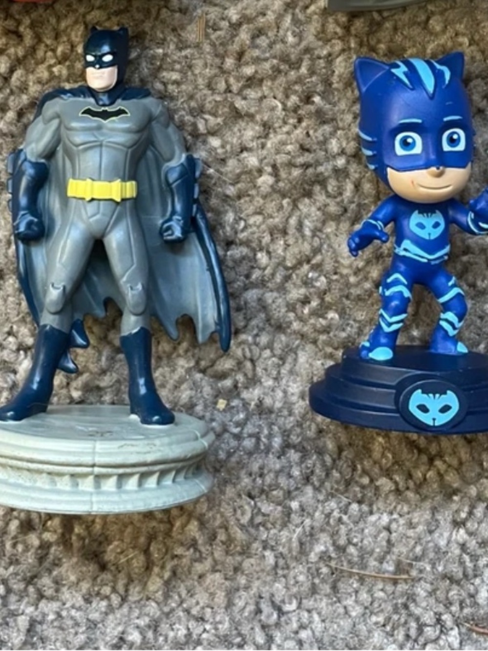 2 tonie figures bundle. Batman and pj masks batboy